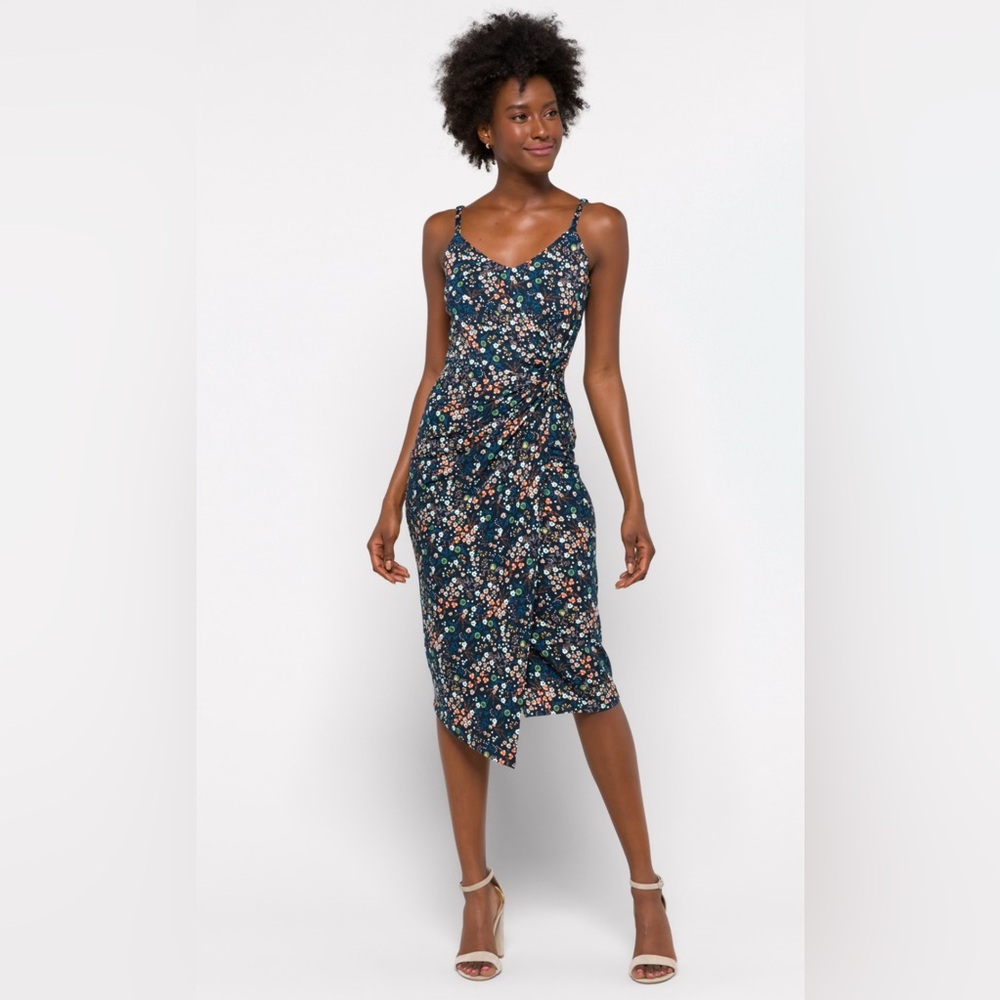 Nine Britton Vivienne Knit Fitted Midi Dress